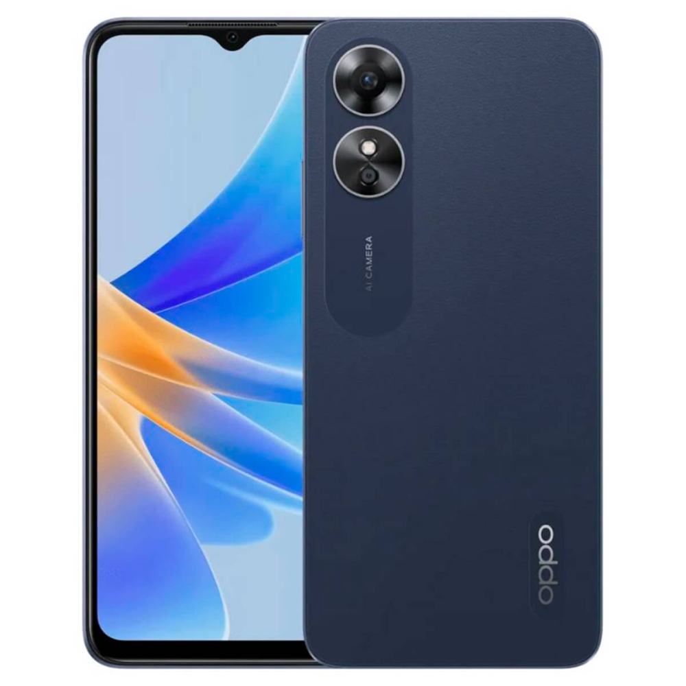 Смартфон Oppo A17 4/64GB Dual Sim Midnight Black купить в Киеве: цена,  отзывы, описание, фото - miot.ua