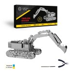 Экскаватор конструктор Tireless Digger Metal-Time MT043