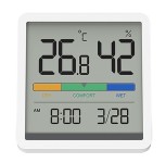 Цифровой Гигрометр Xiaomi Miiiw Temperature Humidity Clock White S210 (MW22S06)