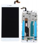 Сенсорный экран с дисплеем для смартфонов Xiaomi Redmi Note 4Х (МТК) White с рамкой