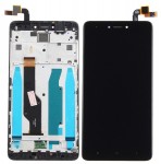 Сенсорный экран с дисплеем для смартфонов Xiaomi Redmi Note 4X Black с рамкой