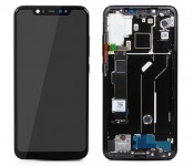 Сенсорный экран с дисплеем для смартфонов Xiaomi Mi 8 Black с рамкой