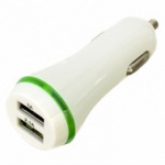 АВТОМОБИЛЬНОЕ ЗАРЯДНОЕ УСТРОЙСТВО 2 x USB 2.0 2A/1A WHITE PN-2USB-CAR-WH PATRON