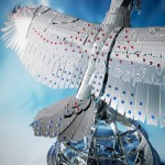 Колекцiйна модель Metal Time Unity Wings Eagle Silver Armor Crystal Edition MT101SWRSK/READY