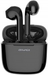 Беспроводные Bluetooth наушники Awei T26 с зарядным боксом (Черный)