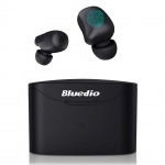 Беспроводные Bluetooth наушники Bluedio T Elf 2 с зарядным боксом (Черный)