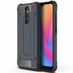 Бронированный противоударный TPU+PC чехол Immortal для Xiaomi Redmi 8 Серый / Metal slate (117904)