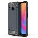 Бронированный противоударный TPU+PC чехол Immortal для Xiaomi Redmi 8a Серый / Metal slate (117911)
