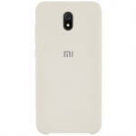Чехол Silicone case для Xiaomi Redmi 8a Бежевый / Antigue White (120618)