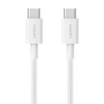 Кабель Xiaomi Cuktech Type-C to Type-C Braided 3A 60W 1.5m White CTC315P
