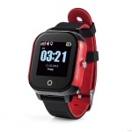 Детские смарт-часы Lemfo DF50 Ellipse Aqua с GPS трекером (Черно-красный)