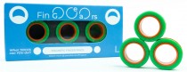 Магнитные кольца FinGears Magnetic Rings Sets Size L Green-Orange (FG380LGROR)