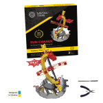 Настольные часы конструктор с драконом Sun Chaser Dragon Stand Clock Metal-Time MT025