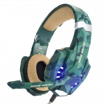 Геймерские наушники Kotion Each G9600 с подсветкой (Хаки)