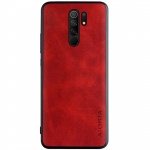 Кожаный чехол AIORIA Vintage для Xiaomi Redmi 9 Красный (147145)