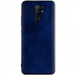 Кожаный чехол AIORIA Vintage для Xiaomi Redmi 9 Синий (147146)