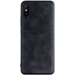 Кожаный чехол AIORIA Vintage для Xiaomi Redmi 9A Черный (147152)