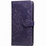 Кожаный чехол (книжка) Art Case с визитницей для Xiaomi Mi CC9 / Mi 9 Lite Фиолетовый (108097)