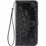 Кожаный чехол (книжка) Art Case с визитницей для Xiaomi Poco M3 Черный (166042)