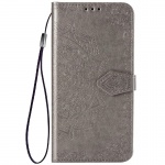 Кожаный чехол (книжка) Art Case с визитницей для Xiaomi Poco X3 NFC / Poco X3 Pro Серый (166032)