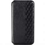 Кожаный чехол книжка GETMAN Cubic (PU) для Xiaomi Redmi K40 / K40 Pro / K40 Pro+ / Poco F3 Черный (167243)