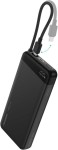 Зовнішній акумулятор Xiaomi Neoseek Ultra-Thin Power Bank M320 Air 55W 20000mAh with Built in USB Cable Titanium Black (iPB2055s)