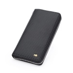 Мужское кожаное портмоне Bison Denim W8275-1BY (Черный)