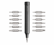 Викрутка Xiaomi HOTO Precision Screwdriver + біти 24 шт. (QWLSD004) Gray