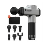Перкусiйний масажер тригерних точок Booster M2 (M2-A) Massage Gun 24V, 6 насадок (Чорний)