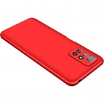 Пластиковая накладка GKK LikGus 360 градусов (opp) для Xiaomi Redmi 10 Красный (200467)