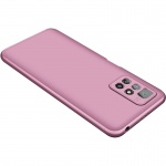 Пластиковая накладка GKK LikGus 360 градусов (opp) для Xiaomi Redmi 10 Розовый / Rose Gold (200468)