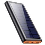 Портативна батарея Solar Power Bank 26800mAh ‎HX160S4 iз сонячною панеллю (Чорний)