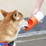 Портативная поилка для собак Xiaomi Moestar ROCKET 270ml (MS0010002) White/Orange