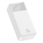 Повербанк 30000 мАч Baseus Bipow PPDML-N02 20Вт 2x USB Type-C (Бiлий)