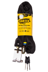 Противоугонная цепь (велозамок) Gartex Z1 2000x6 мм Черный