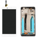 Сенсорный экран с дисплеем для смартфонов Xiaomi Redmi 3/3Pro/3S White с рамкой