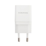 Сетевое зарядное устройство USB BOROFONE BA19A Nimble single port (Белый)