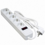 СЕТЕВОЙ ФИЛЬТР 5 РОЗЕТОК WHITE 5.0 м, 3*1мм2 SP-1055W PATRON