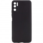 Силиконовый чехол Candy Full Camera для Xiaomi Redmi Note 10 5G / Poco M3 Pro Черный / Black (187398)