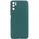 Силиконовый чехол Candy Full Camera для Xiaomi Redmi Note 10 5G / Poco M3 Pro Зеленый / Forest green (187391)
