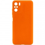 Силиконовый чехол Candy Full Camera для Xiaomi Redmi Note 10 Оранжевый / Orange (183976)
