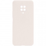Силиконовый чехол Candy Full Camera для Xiaomi Redmi Note 9s / Note 9 Pro / Note 9 Pro Max Бежевый / Antigue White (187524)