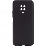 Силиконовый чехол Candy Full Camera для Xiaomi Redmi Note 9s / Note 9 Pro / Note 9 Pro Max Черный / Black (187536)