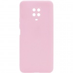 Силиконовый чехол Candy Full Camera для Xiaomi Redmi Note 9s / Note 9 Pro / Note 9 Pro Max Розовый / Pink Sand (187532)
