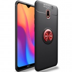 TPU чехол Deen ColorRing под магнитный держатель для Xiaomi Redmi 8a Черный / Красный (117872)