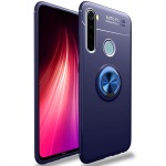 TPU чехол Deen ColorRing под магнитный держатель (opp) для Xiaomi Redmi Note 8T Синий / Синий (127430)