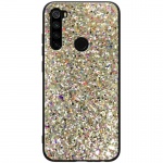 TPU чехол Glitter Crystal для Xiaomi Redmi Note 8 Золотой (119196)