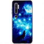 TPU+Glass чехол Fantasy с глянцевыми торцами для Xiaomi Mi Note 10 / MI Note 10 Pro / CC9 Pro Лунная ночь (123245)