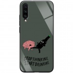 TPU+Glass чохол ForFun для Xiaomi Mi A3 (CC9e) Stopthinking (109134)