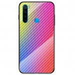 TPU+Glass чехол Twist для Xiaomi Redmi Note 8 Сиреневый (113151)